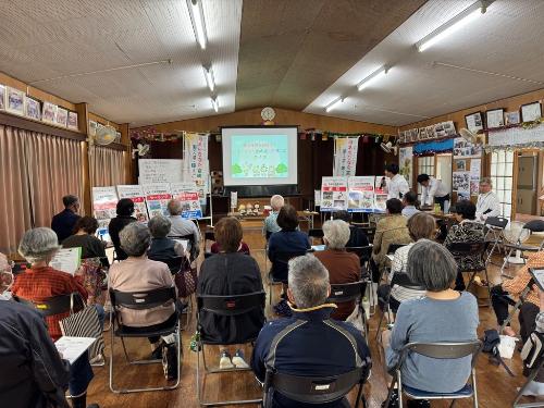 4月18日横通サロン(28名参加）の様子