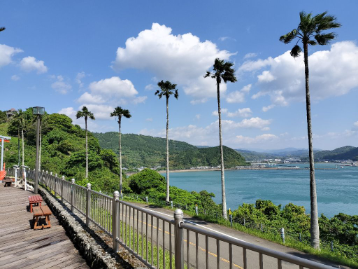 道の駅なんごう_景色_海_遊歩道