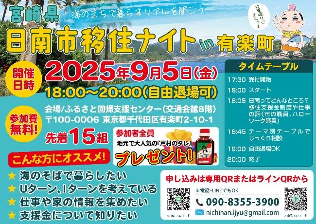 日南市移住ナイトイン有楽町