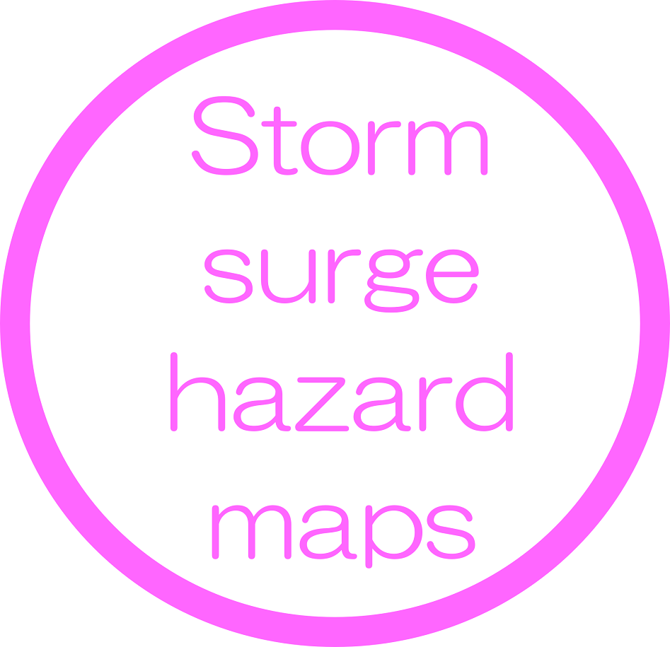 Storm surge hazard maps